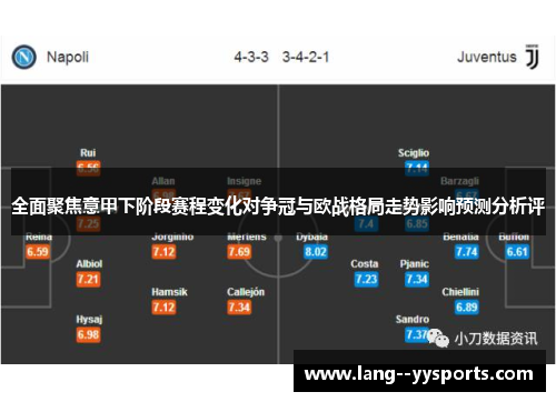 全面聚焦意甲下阶段赛程变化对争冠与欧战格局走势影响预测分析评 全面聚焦意甲下阶段赛程变化对争冠与欧战格局走势影响预测分析评